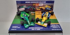 2 CAR SET MINICHAMPS 1:43 JORDAN 191 BENETTON B191 1991 SCHUMACHER COLLECTION