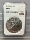 2018 American Silver Eagle - NGC - MS 69