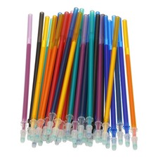 40Pcs0.5mm Erasable Gel Pens Refills, Multicolor Ink
