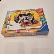 Ravensburger 27855 - Kleiner Yorkshire - Malen nach Zahlen, 13 x 18 cm Rarit&auml;t