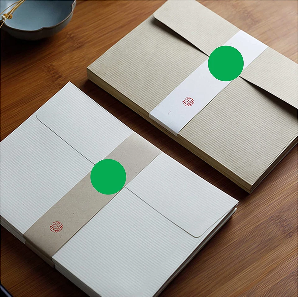 Зеленые круглые точечные этикетки с цветовой кодировкой 1 дюйм, 1000 наклеек в рулоне - Изображение 4 из 4