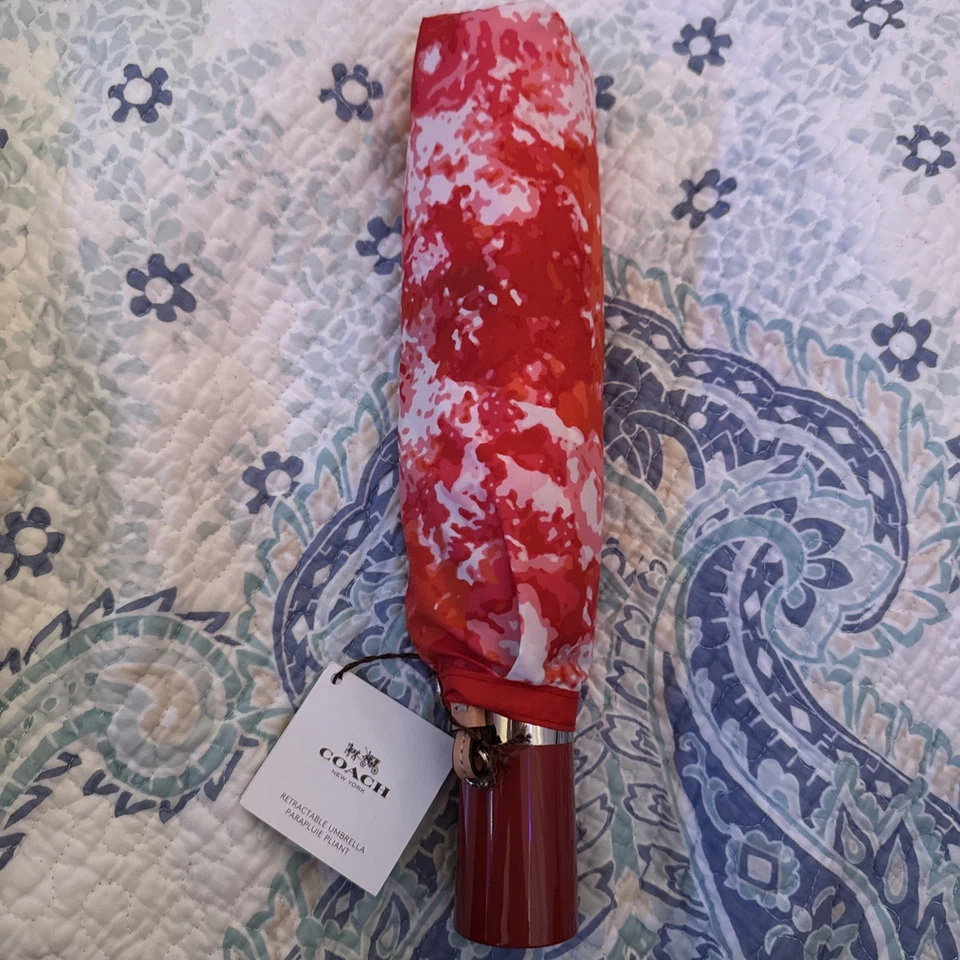SOMBRILLA COACH F62448 PEYTON ESTAMPADO FLORAL PLATA/ROSA MULTICOLOR Foto 2 de 4