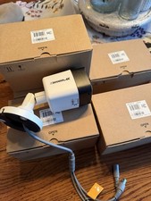 LOT of 6- 5, 1 Preowned Defender 4K CCTV Camera 4KCB1 3.6mm And Cords AC