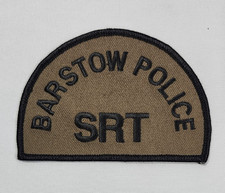 BARSTOW, CA. CALIFORNIA POLICE SWAT SRT SHOULDER PATCH - NEW CONDITION