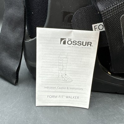 OSSUR W0600BLK Equalizer Walker Medium Walking Boot Black M 7.5-10.5 W 8.5-11.5