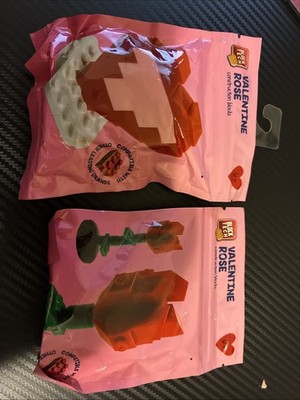 Construction Blocks Rose And Heart