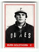 1982 TCMA Alexandria Dukes 15 Burk Goldthorn BXCP10