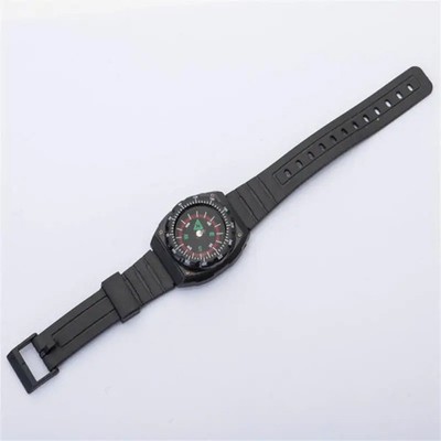 1pcs Mini Wristband Compass Portable Detachable Compass Outdoor Camping Hiking T