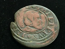 Excavated 1664 Philip IV Portrait 16 Maravedis - Mint Master (S) - Madrid