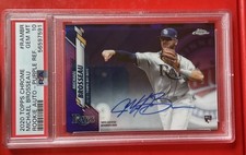 2020 Chrome Rookie Purple Refractor /250 Michael Brosseau PSA 10 GEM MT Auto RC