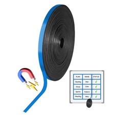 Magnetic Tape Roll, Magnet Tape for Whiteboard, 120 ft x 1/5 Inch Reusable Ma...