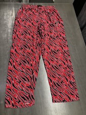 Side Line Sleepwear Texas Tech Pajamas Pants Sz L Embroidered Logo Tiger Stripes