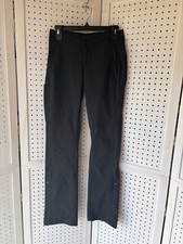 Columbia Pants Women's 4 Reg Black Omni-Shield Roll Tab Leg Hiking Cargo Stretch