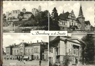 Bernburg Saale Castle Culture House Station Theatre x 19