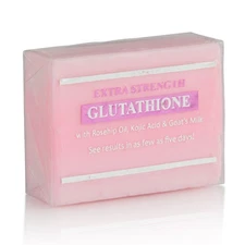 Premium Extra Strength Whitening Soap w Glutathione, Goat Milk, Rosehip, & Gluta