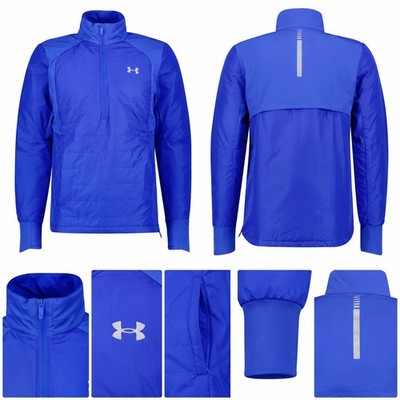 Under Armour Storm Session Run HZ Jacket Herren Laufjacke Blau Gr. L Neu