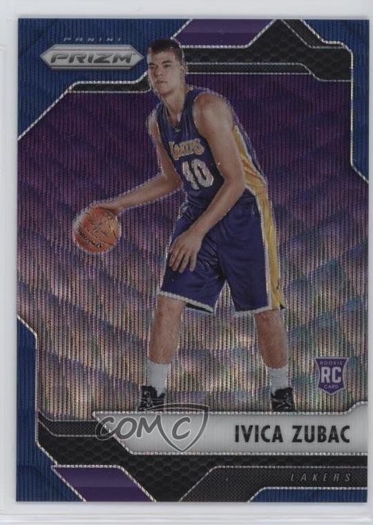 2016-17 Panini Prizm Blue Wave Prizm 54/99 Ivica Zubac #136 Rookie RC 15eb