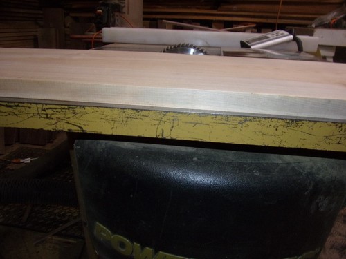 HARD MAPLE LUMBER WOOD KILN DRIED BOARD 48"X 13 3/16"X 1" LOT 2572V WIDE FLAT - Picture 7 of 8