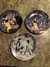 3 Disney Snow White Collector Plates