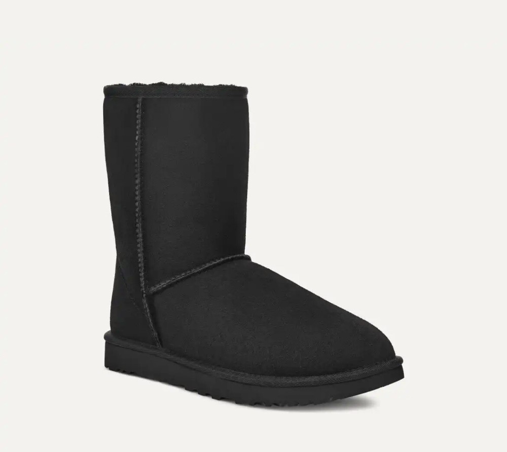 UGG Australia Classic Short II Winter BOOTS for Women  - Black 7 US / 38 EU
