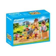 PLAYMOBIL X E-mart 30th Anniversary Edition Shopping Family 71005 3 Figures Cart