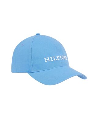 Tommy Hilfiger Herren Kappe Baseballcap TH Monotype Soft 6 Panel Blau