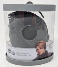 180s Men Ear Muffs Warmers Adjustable Behind Head Ear Covers, Urban Shell, Grey