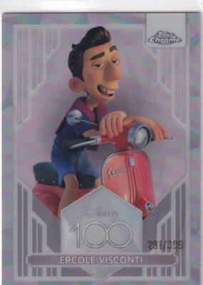 Topps Disney Chrome 100 Card No. 51 Ercole Visconti Pink Refractor