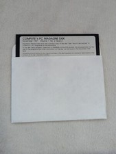 Compute 's PC Magazine 5.25" Floppy Disk - November 1987 Volume 1 No. 2 Issue 2