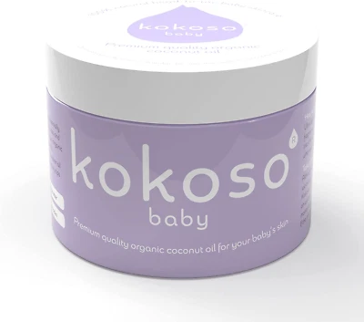 Kokoso Baby Organic Coconut Oil 100% Natural Baby Oil For Dry, Sensitive Skin