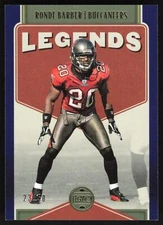 Ronde Barber 2022 Panini Legacy Legends # 134 Blue 23/50 Tampa Bay Buccaneers