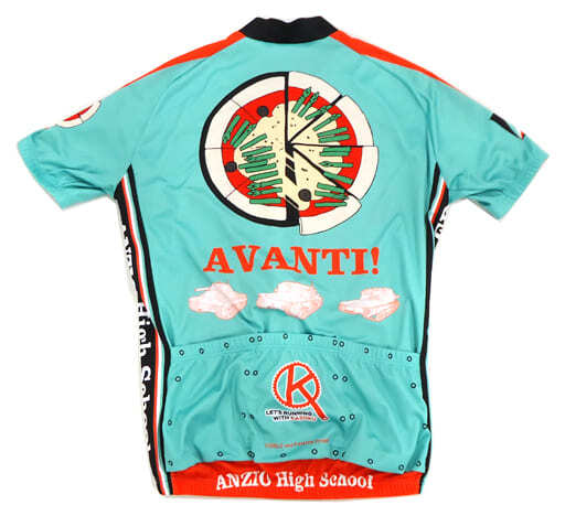 Cycling Jersey Wear Character Anzio High School Ver. Green L Size Girls Panzer