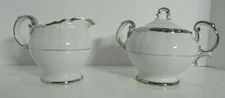 Harmony House Silver Sonata Creamer and Sugar Bowl - 2 Pieces