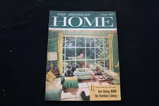 1957 APRIL THE AMERICAN HOME MAGAZINE - OUTDOOR LIVING COVER - E 9818