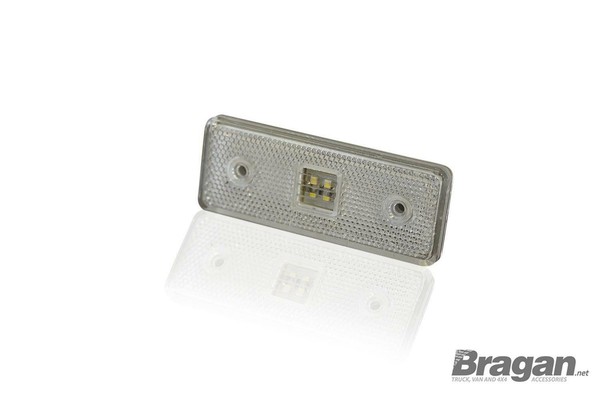 24V Weiß LED Seitenmarkierung Leuchte FüR AnhäNger Lkw-image