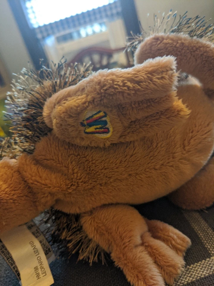 GANZ WEBKINZ Leopard Lizard Tan & Brown Plush Stuffed Animal *NO CODE* - Image 3 of 3