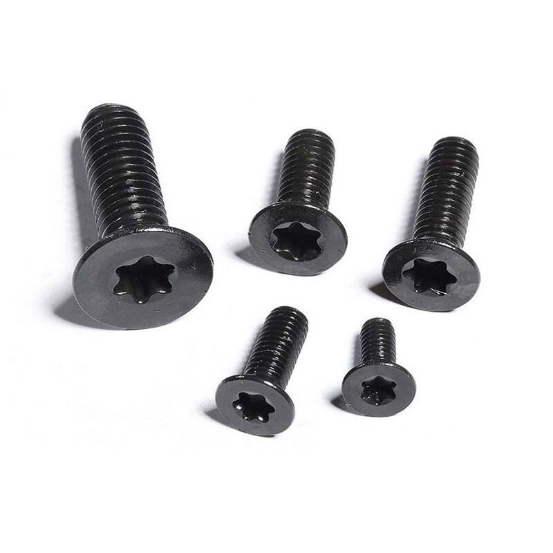 100 Viti ø4x12mm Con Driver 100 Viti Torx T20 Nero A2 - 4x12mm Autofilettanti Per Legno, Testa Piana, Acciaio Inox Antiruggine Viti T20 Nere - Foto 5