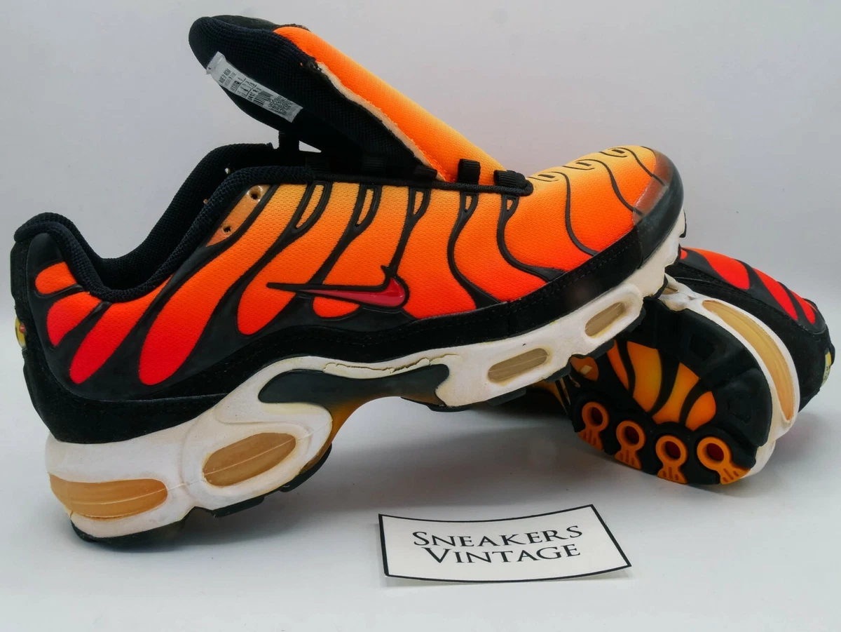 Humedal conspiración Profesión Vintage Nike Air Max Plus Tn 1998 Collector Tiger Orange Black OG ULTRA  RARE | eBay