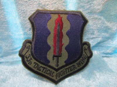 33D Tactical Fighter Wing Military Patch | eBay