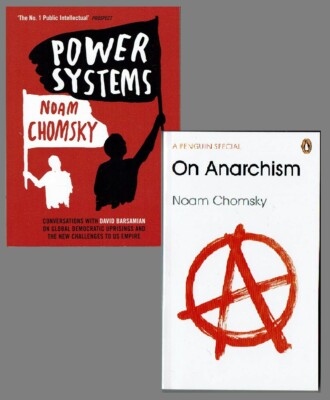 2 Books by Noam Chomsky: On Anarchism and Power Systems. (New)