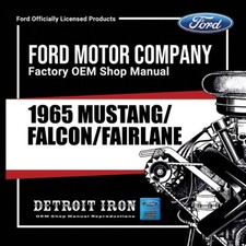 1965 Mustang Falcon Fairlane Shop Manuals, Wiring Diagams & Parts Books Kit