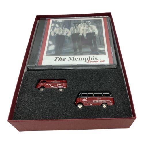 BUB 1/87 Diecast 2 Car limited Ed. The Memphis VW Bus Mercedes Bus Plus CD - Picture 3 of 10