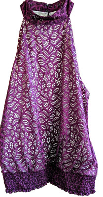 New Women's S Express One Eleven Burgundy Lace Keyhole Shirt $49 Dark Coquette