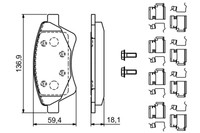 BremsbelÄGe Renault P. Kangoo/Megane/Scenic 1.4-2.0 01-05