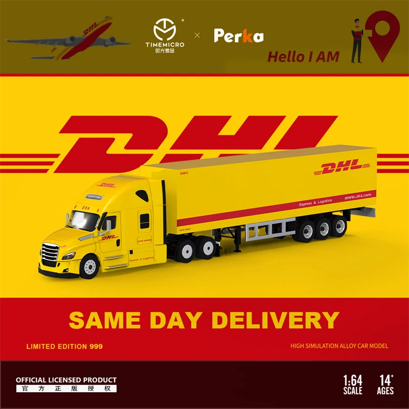 TimeMicro × Perka 1:64 Freiner container truck Diecast Model