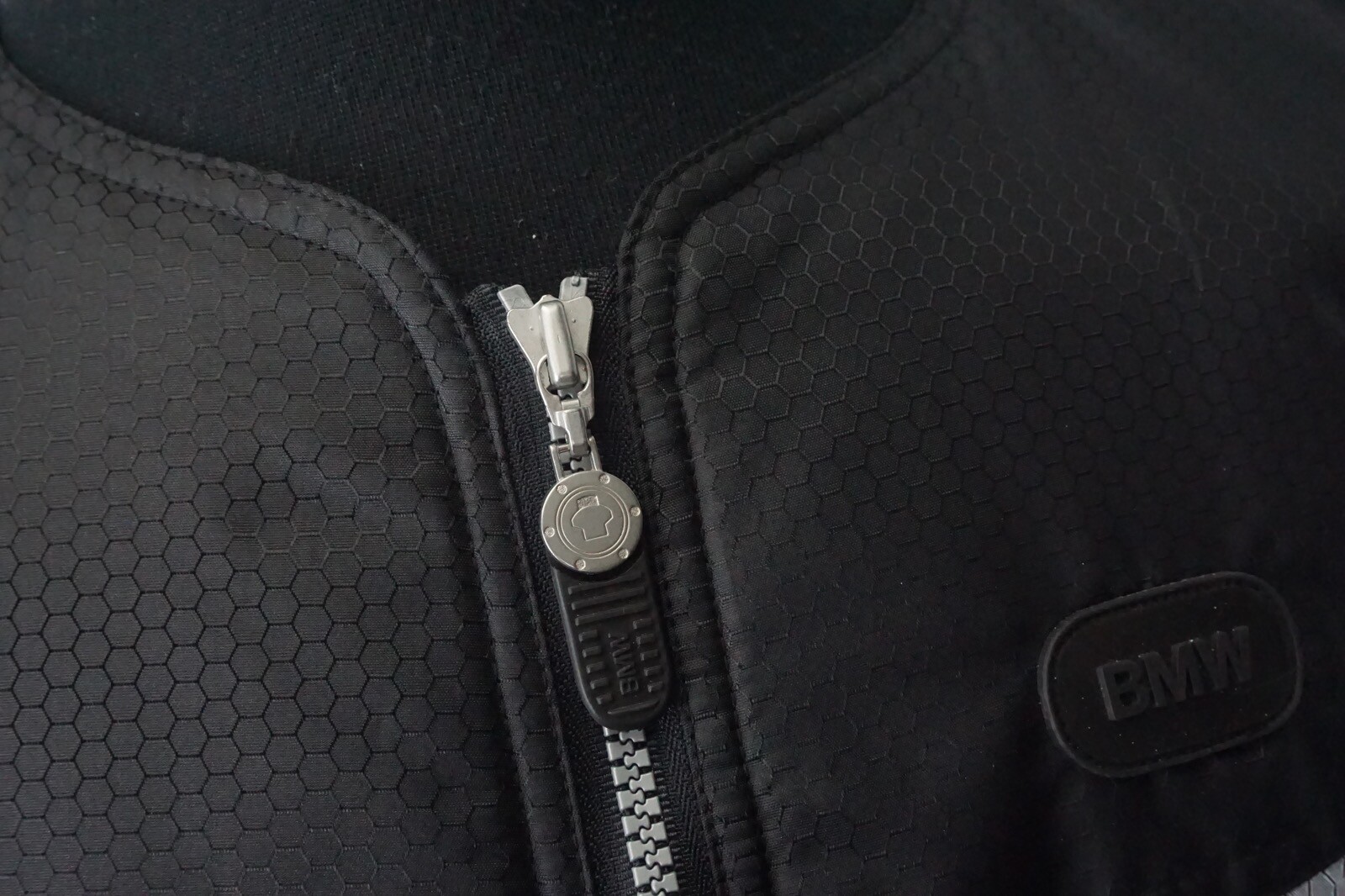 BMW Motorrad Vest Gray Black Motorcycle Vest Sz XL Gem