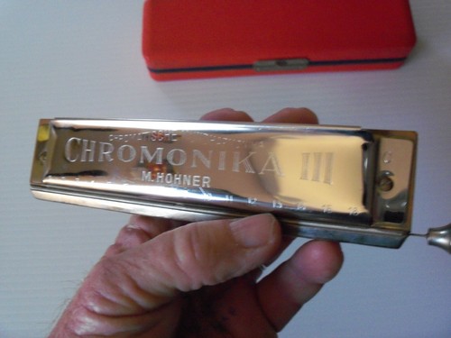 "CHROMONIKA III" CHROMATISCHE MUNDHARMONIKA MODEL 280 "C" HARMONICA WITH BOX - Picture 11 of 13