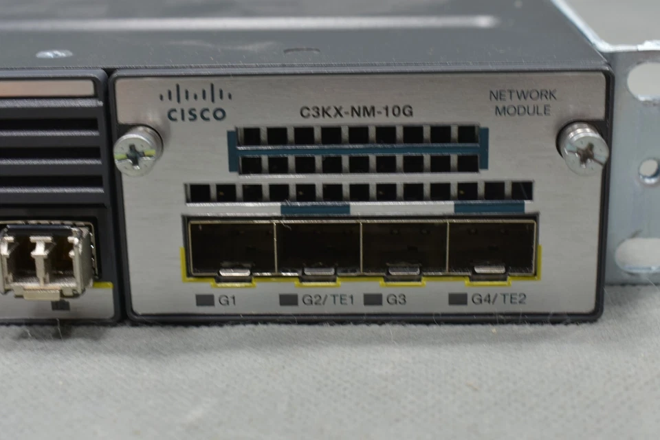 Cisco WS-C3750X-12S-SV04, Catalyst 3750-X , 12-Port Gigabit Switch C3KX-NM-10G - Image 4 of 4