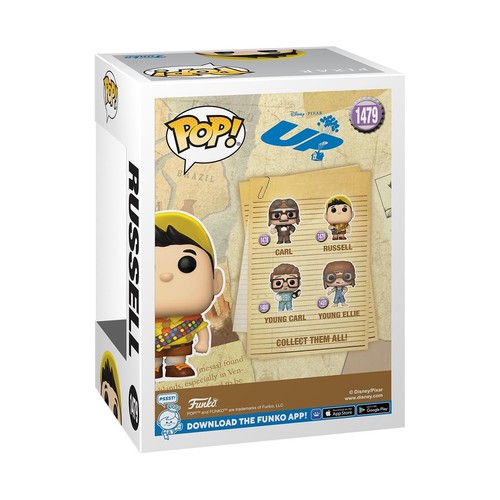 Funko Pop! Figura de acción de vinilo Disney Pixar Up - Russell #1479 - Imagen 3 de 3