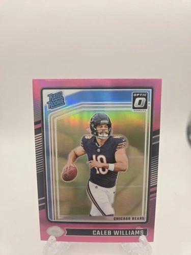2024 Panini Donruss Optic - Rated Rookie Caleb Williams #201 Pink Prizm (RC)